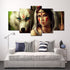 Tableau Loup Indien